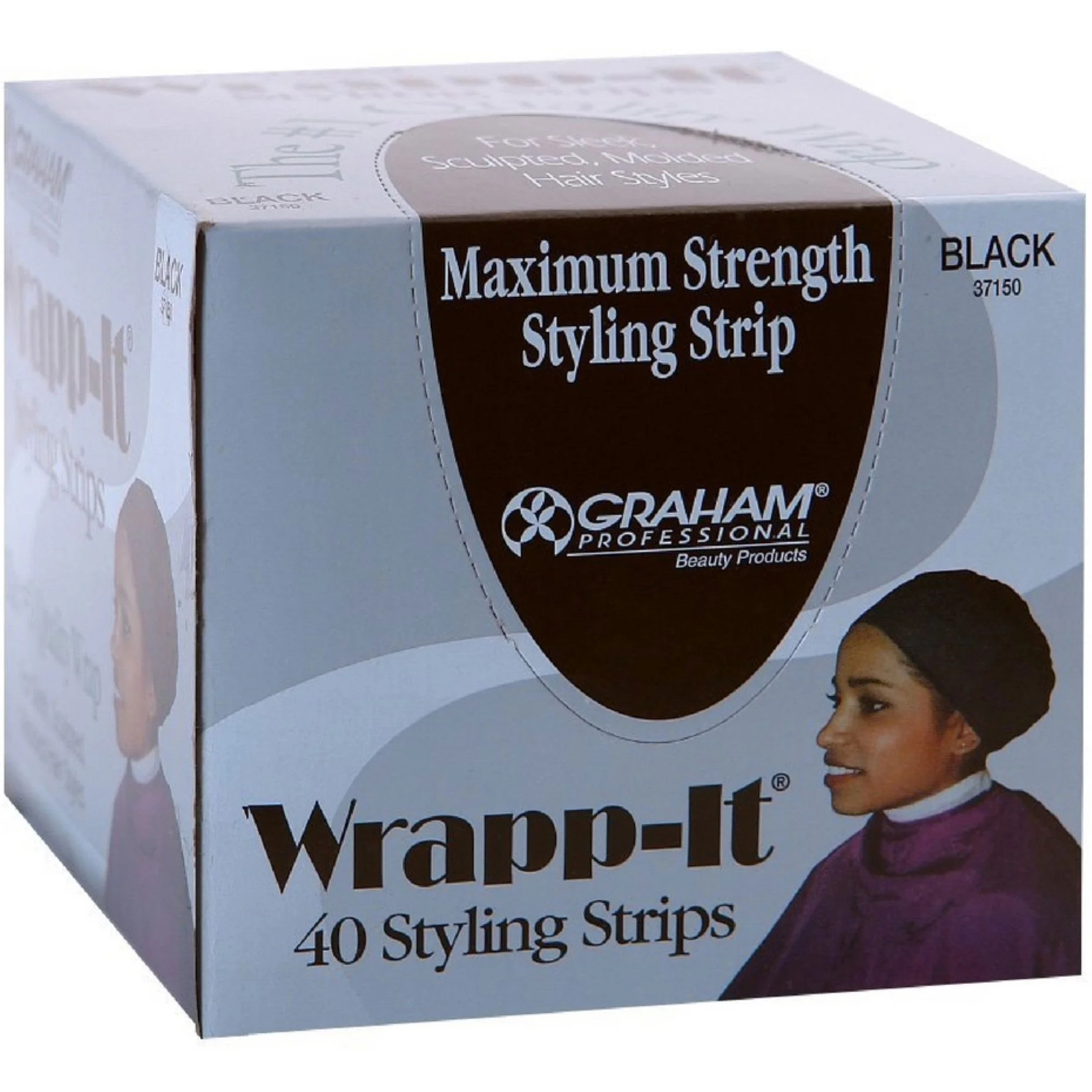 Wrapp It Styling Strips, Black | Walmart (US)