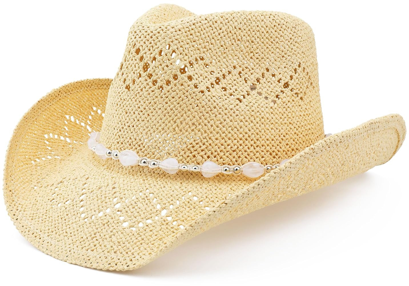 Men Women Cowgirl Straw Western Cowboy Hat | Amazon (US)