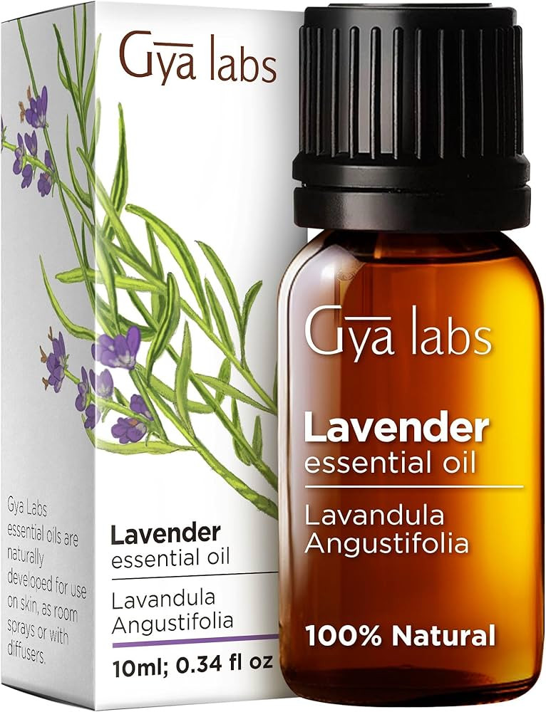 Gya Labs Lavender Essential Oil for Diffuser - 100% Natural Lavender Oil for Skin, Lavender Oil E... | Amazon (US)