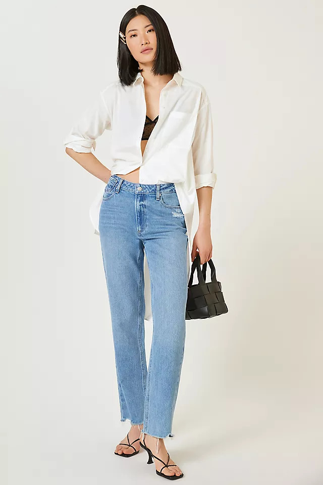 Paige Noella High-Rise Straight-Leg Jeans | Anthropologie (US)