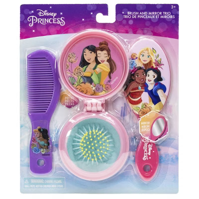 Disney Princess Pop-Up Hair Brush & Mirror Set | Target