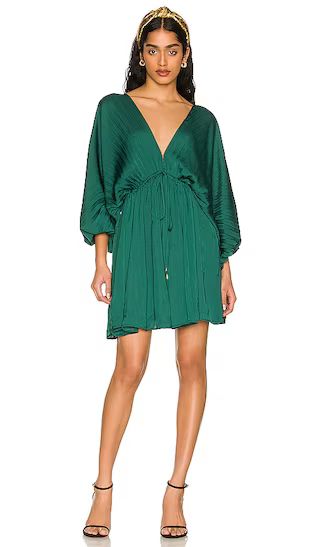 Arzel Mini Dress in Palm Leaf | Revolve Clothing (Global)