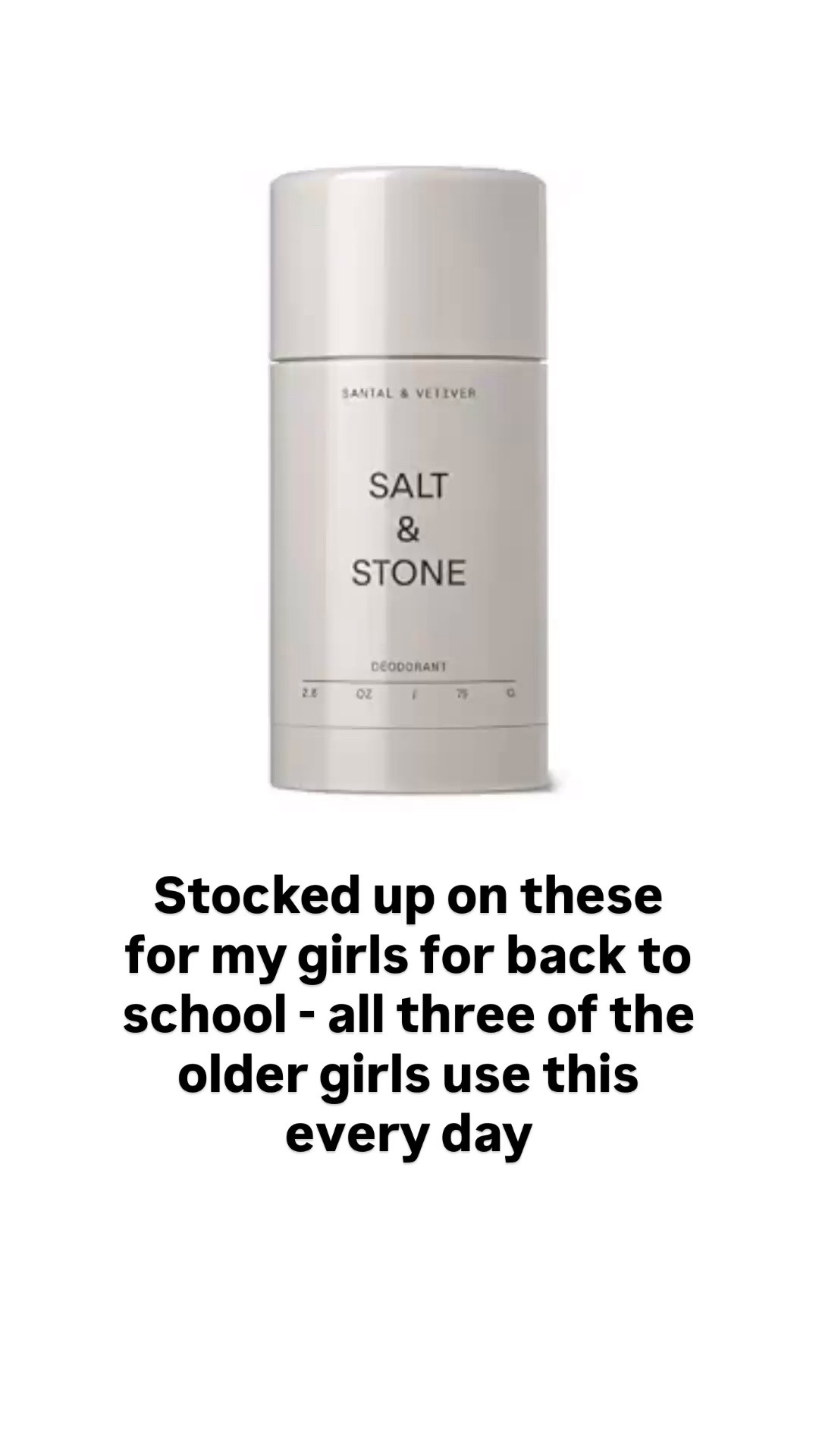 I stocked up on this deodorant because my girls use it every day. It’s a back-to-school essential for my three older girls (teens and tweens).

#LTKBeauty #LTKKids