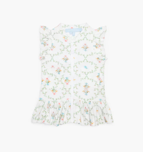 The Baby Frankie Beach Dress - Pastel Trellis | Hill House Home US
