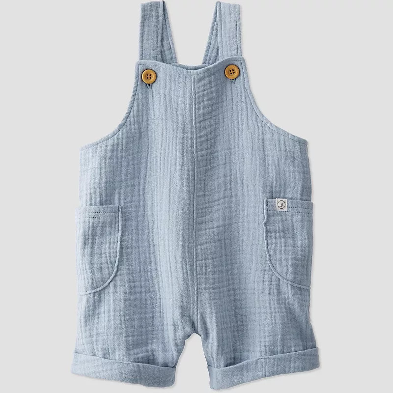 Baby Little Planet by Carter's Organic Cotton Gauze Shortalls | Kohl's