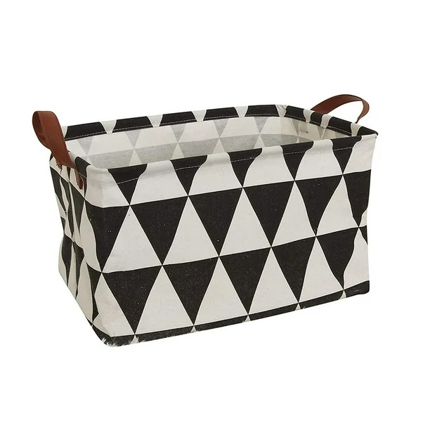 HIYAGON Storage Baskets, 15"L x 10"W x 9"H Cotton Toy Storage Bins with Stylish Pattern for Home ... | Walmart (US)