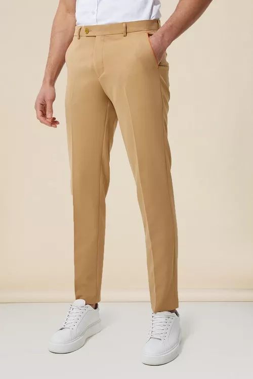 Slim Piped Suit Trousers | Boohoo.com (US & CA)