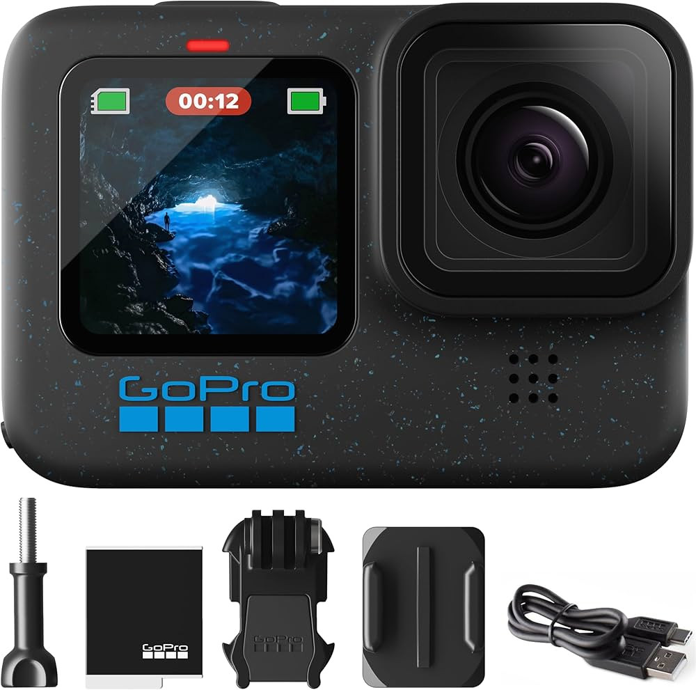GoPro Hero12 Black E-Commerce Package - Waterproof Action Camera with 5.3K60 Ultra HD Video, 27MP... | Amazon (US)