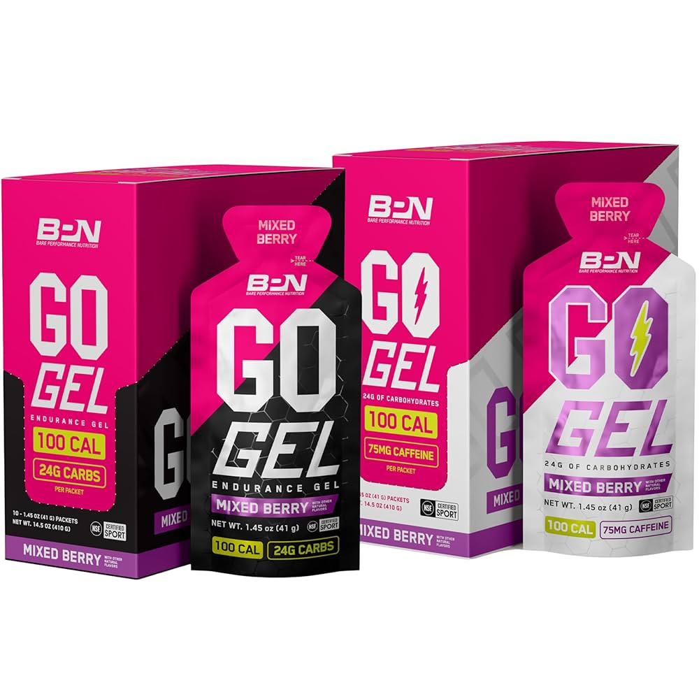 BARE PERFORMANCE NUTRITION BPN Go Gel Endurance – Mixed Berry 10 Single-Serving Packs + Mixed B... | Amazon (US)