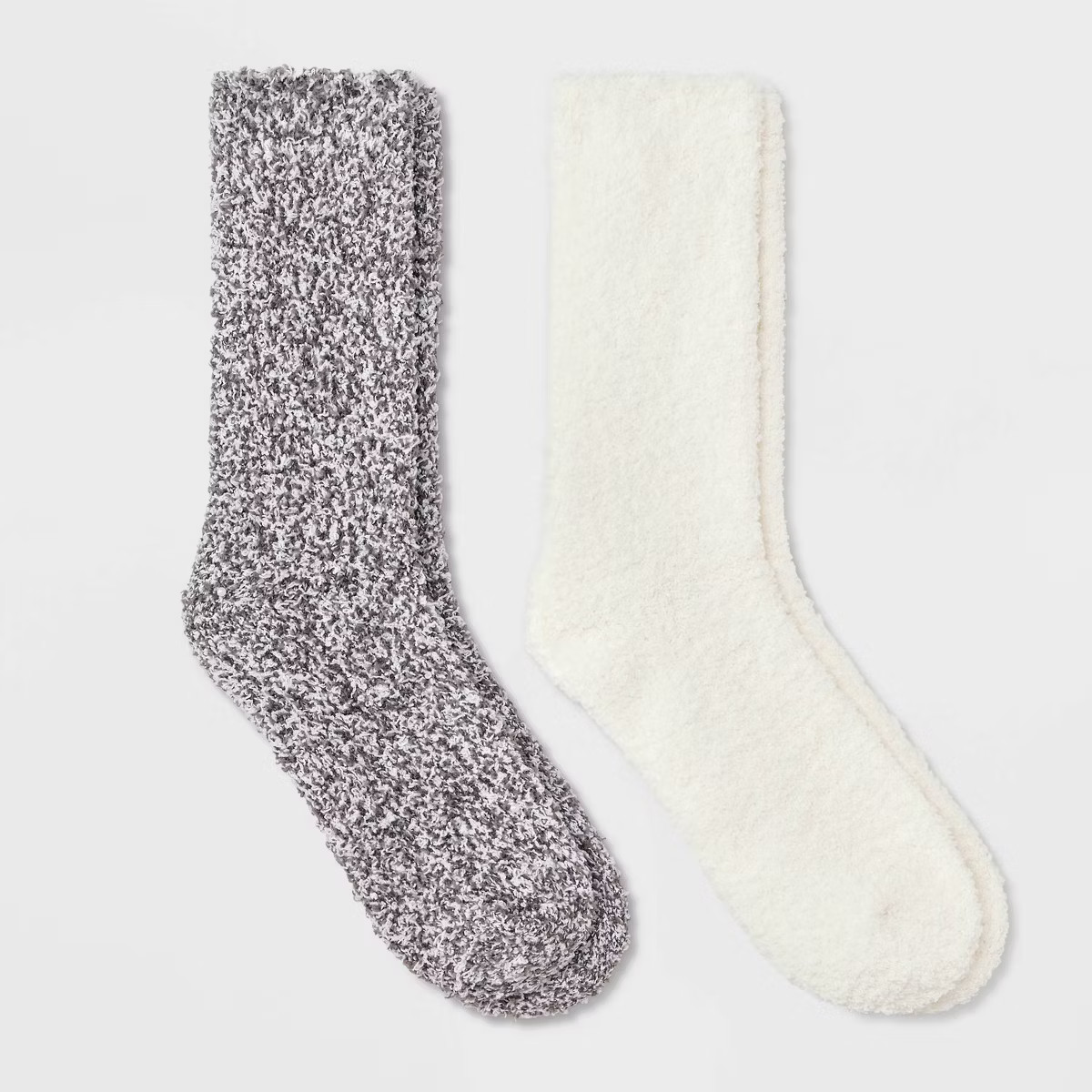 Women's Marled 2pk Cozy Crew Socks - Auden™ 4-10 | Target