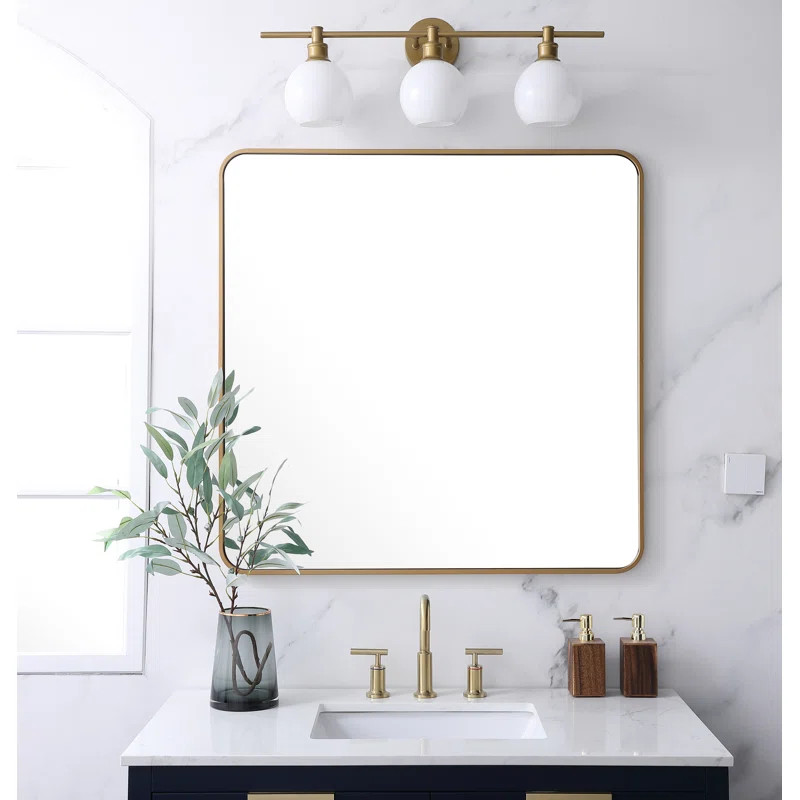 Alessandra Metal Wall Mirror | Wayfair North America