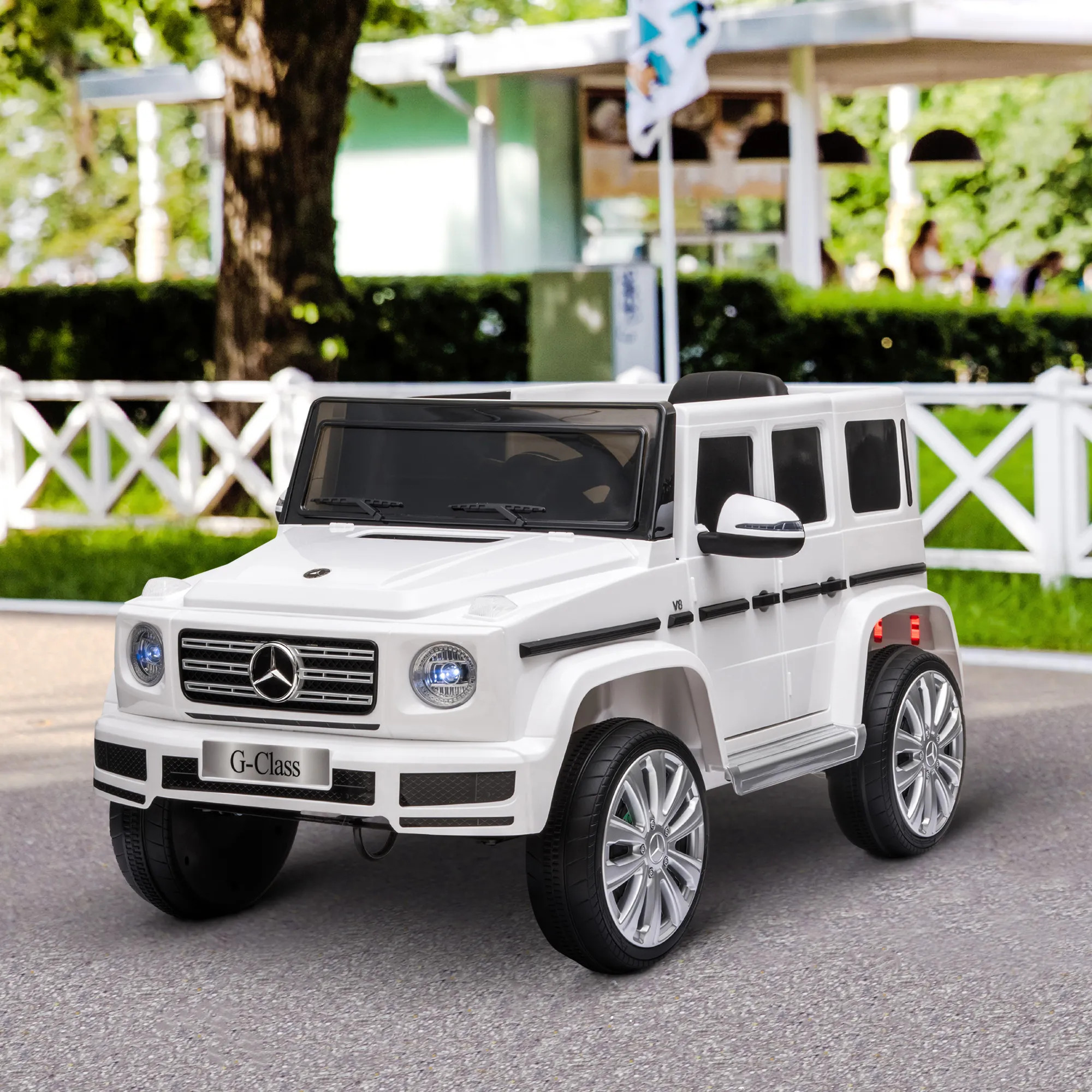 Toy Vehicles | Mercedes Benz G500 Licensed 12V Kids Electric Ride On Car Toy w/ Remote Control | ... | Debenhams UK