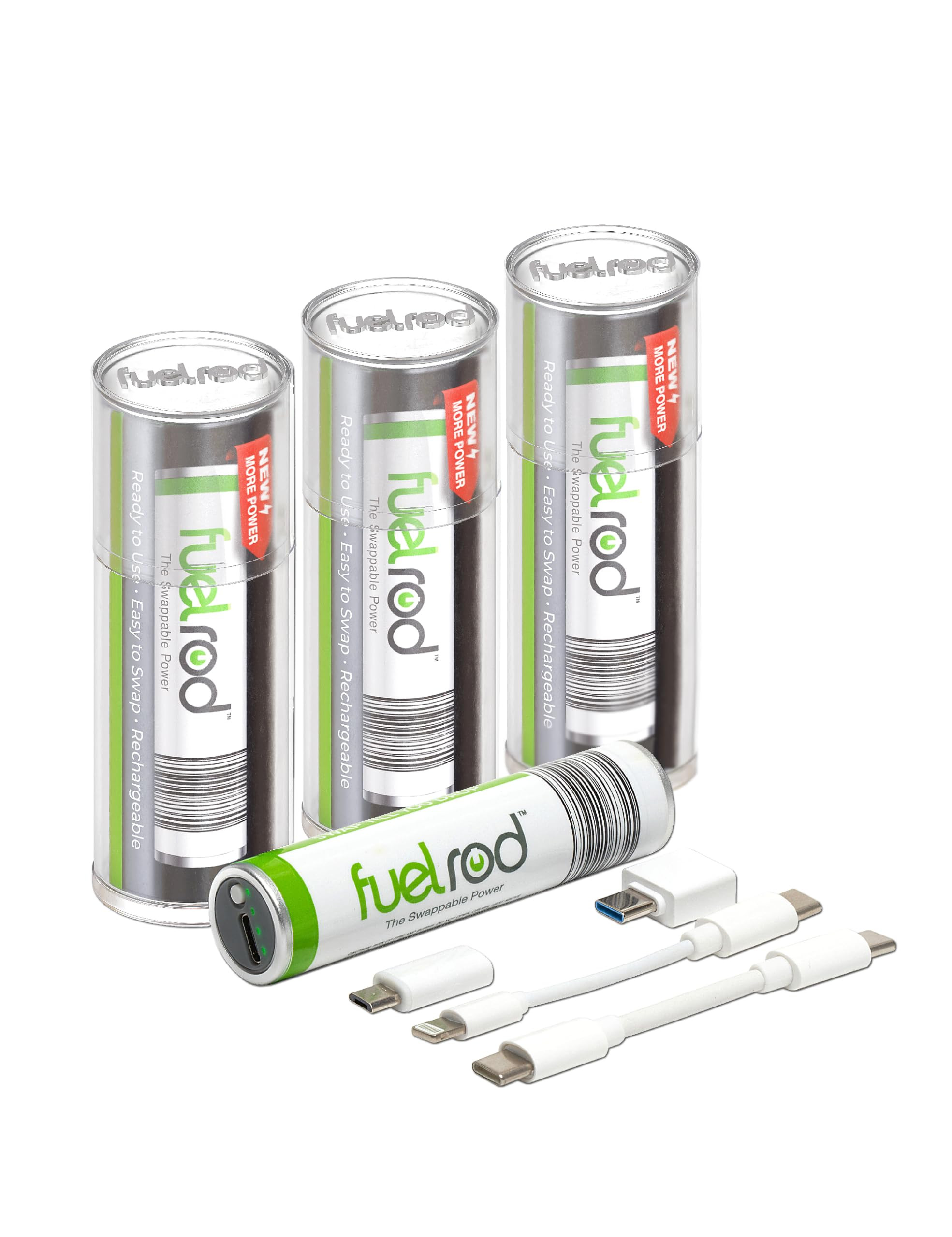 Amazon.com: FuelRod USB-C Portable Charger Kit - Pack of 3- Includes All Cables & Adapters Compat... | Amazon (US)