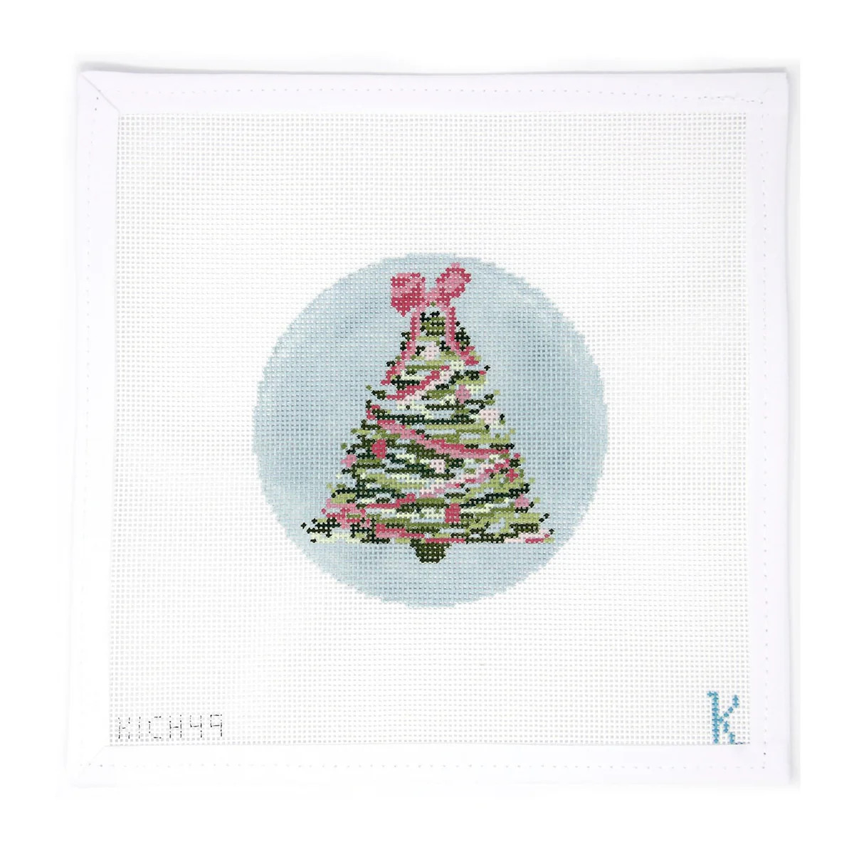 Tree Ornament Blue | Greystone Needlepoint