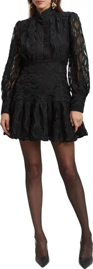 Remy Lace Long Sleeve Minidress | Nordstrom