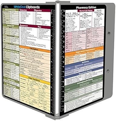 WhiteCoat Clipboard- Sports Silver - Pharmacy Edition | Amazon (US)