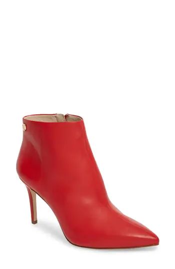 Women's Louise Et Cie Sonya Pointy Toe Bootie, Size 4 M - Red | Nordstrom