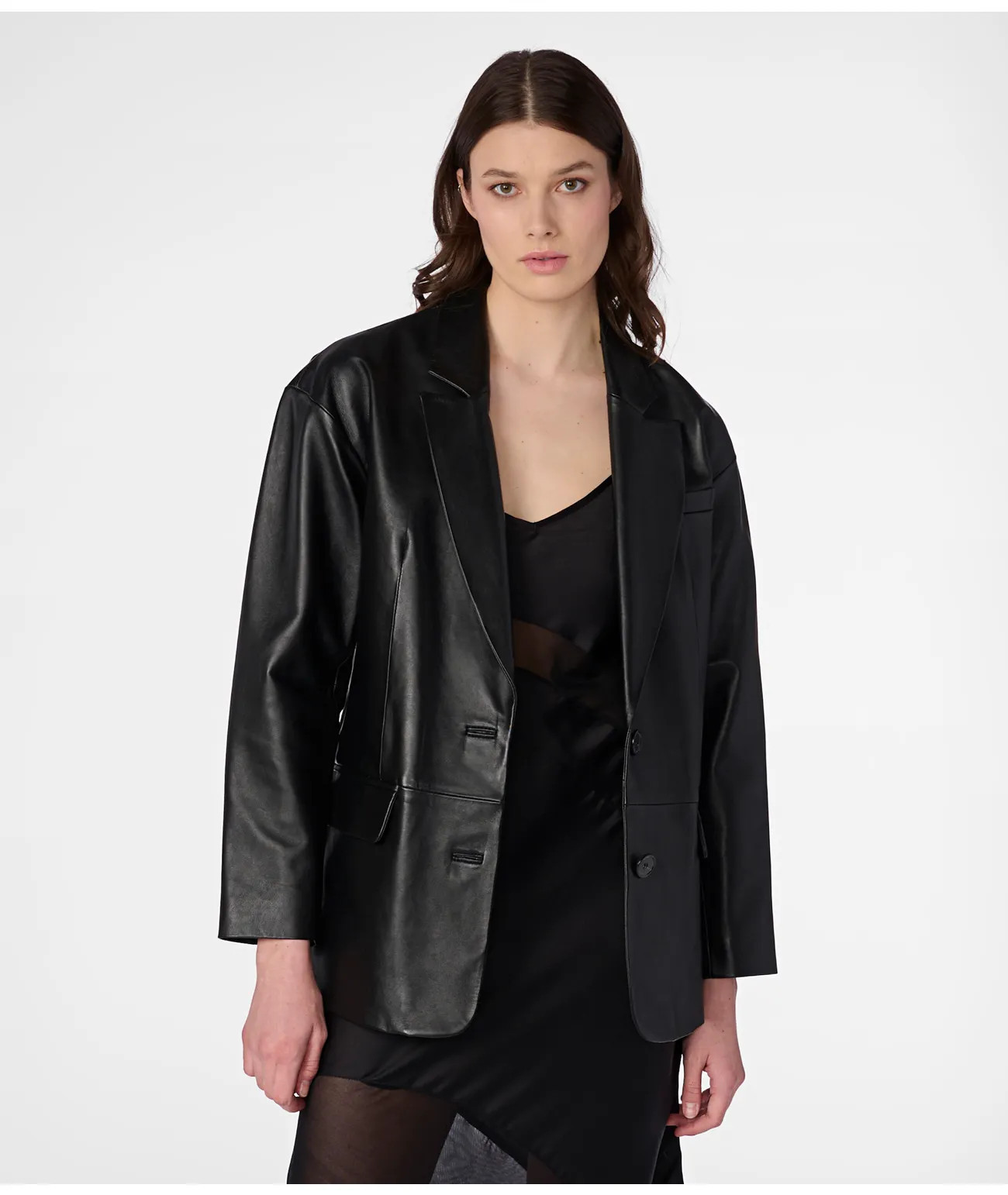 Teresa Genuine Leather Blazer | Wilsons Leather