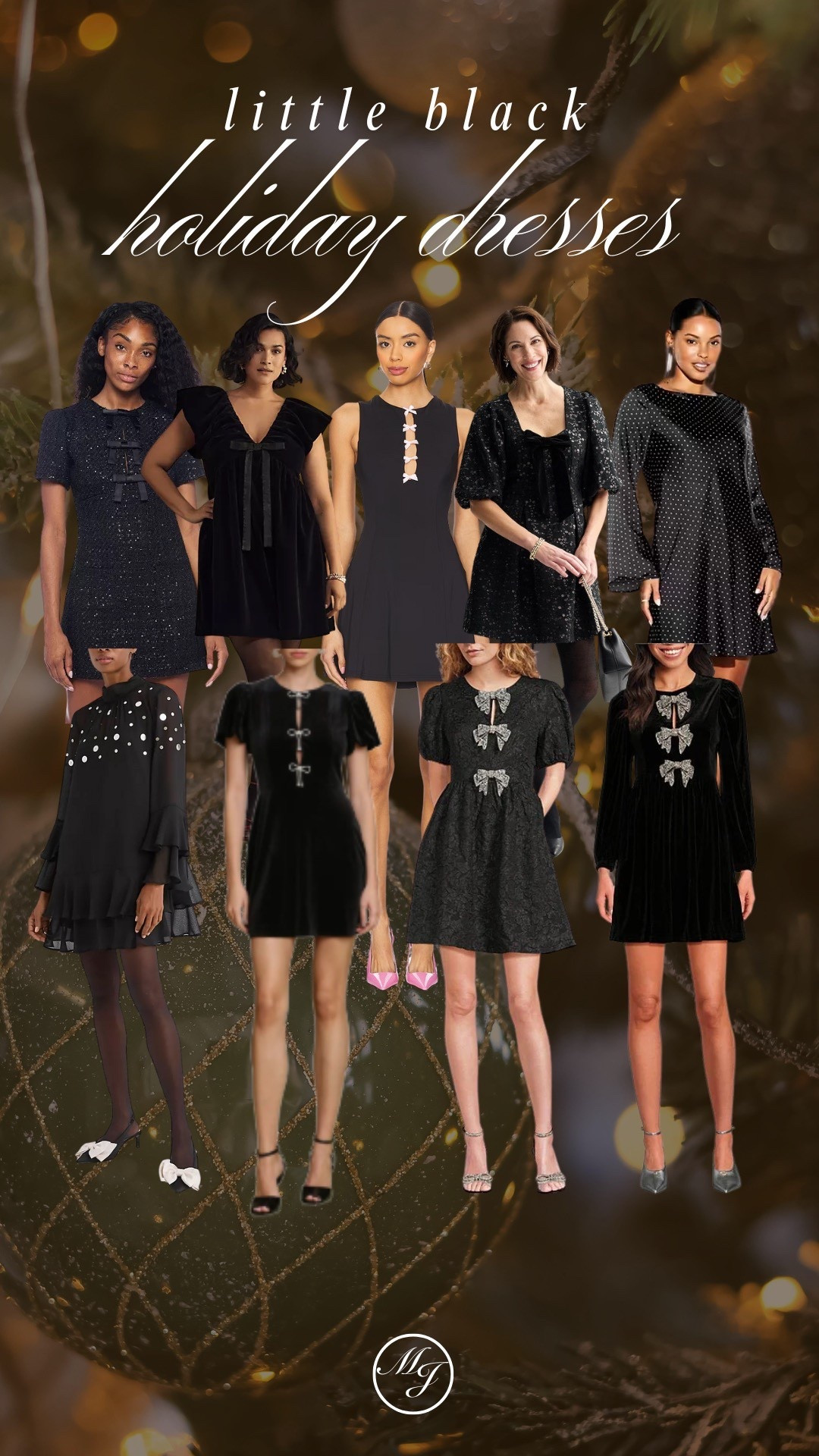 little black holiday dresses 

#LTKHoliday #LTKootd #LTKSeasonal