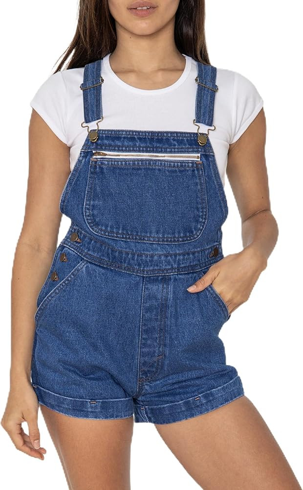 Women's Denim Shorts Overalls, Casual Adjustable Jean Shortalls for Summer Fashion | Amazon (US)