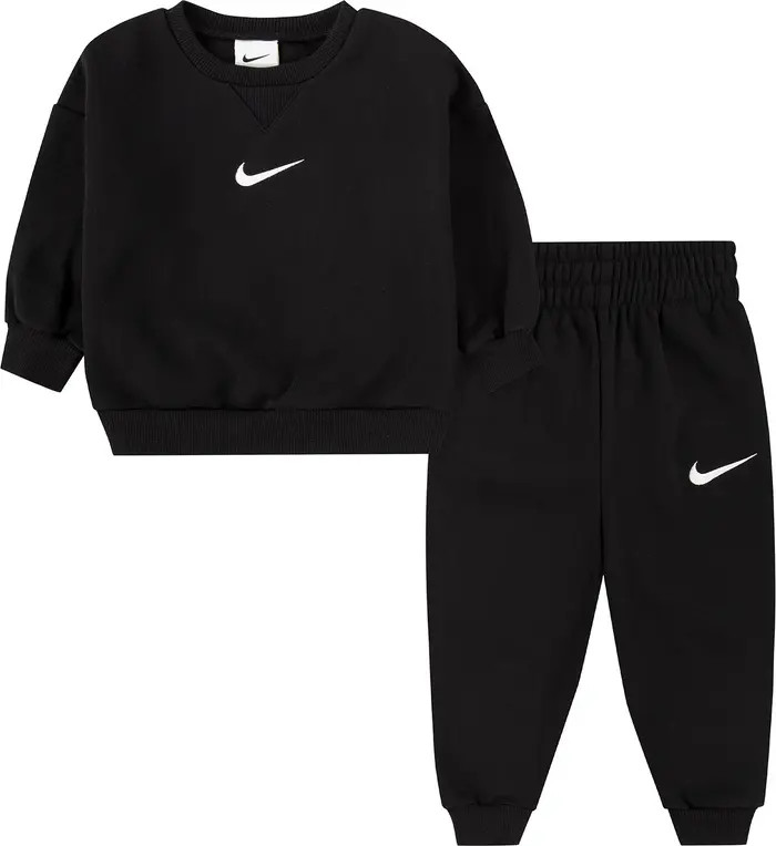 Essential Fleece Crewneck Sweatshirt & Joggers Set | Nordstrom