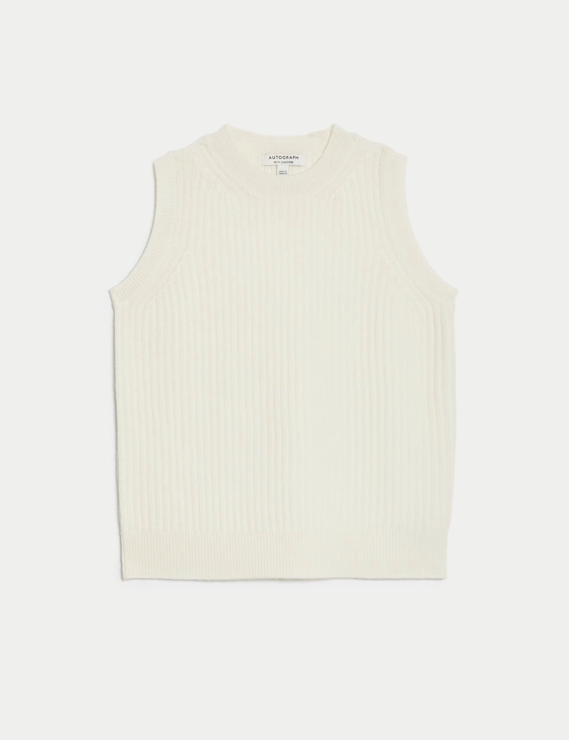Merino Wool With Cashmere Knitted Vest | Marks & Spencer (UK)