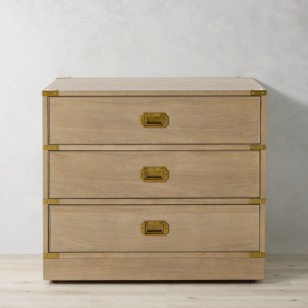 Campaign 3-Drawer Nightstand (30") | Williams-Sonoma