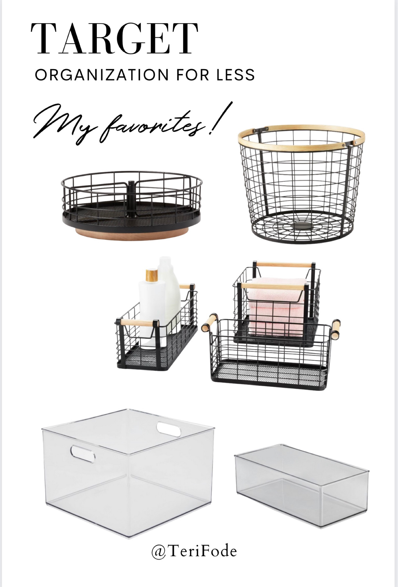My favorite organizers from Target! Great for kitchen, pantry, bathroom, bedroom!

#LTKunder50 #LTKstyletip #LTKhome