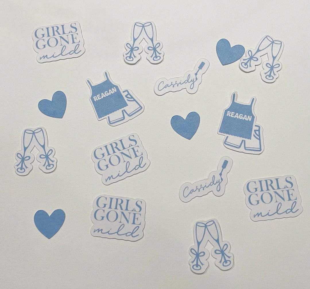 Personalized Confetti Bachelorette Party, Girls Gone Mild, Spa Weekend, Spa Bach, Bachelorette De... | Etsy (US)