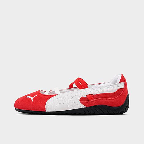 PUMA Women's Speedcat Ballet Shoes in For All Time Red/Puma White/Puma Black Size: 9.5 | JD Sports (US)