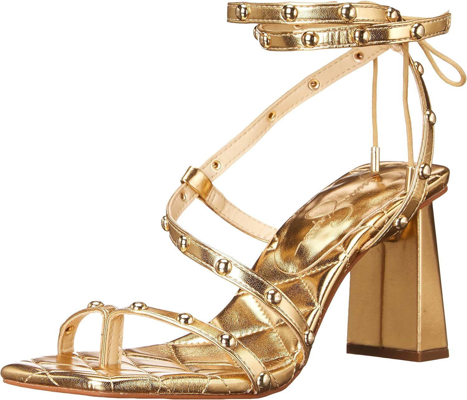 Jessica Simpson Women's Zayve Ankle Wrap Heeled Sandal | Amazon (US)
