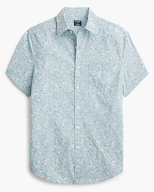 Short-sleeve printed flex casual shirt | J.Crew Factory