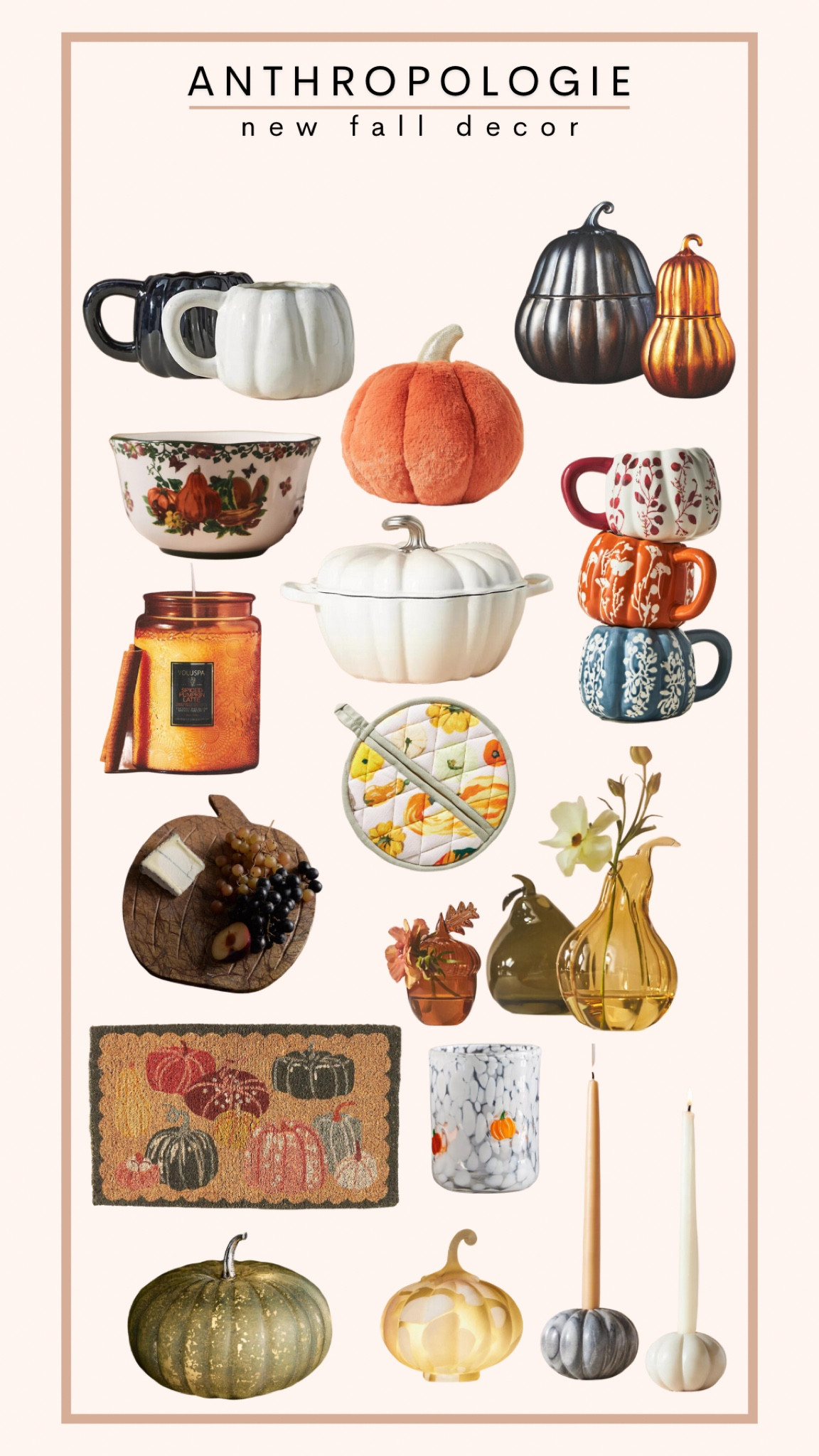 New Fall Pumpkin Decor from Anthropologie 

#LTKSeasonal #LTKhome #LTKFind