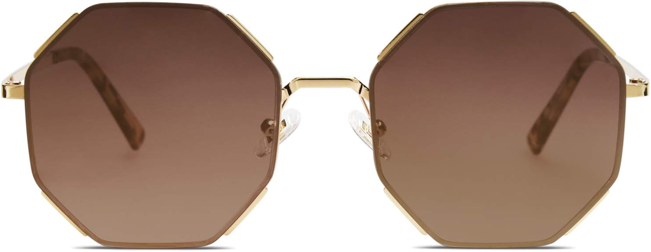 SOJOS Sunglasses for Women Polygon Sunglasses UV400 Lenses AURA SJ1128 | Amazon (US)