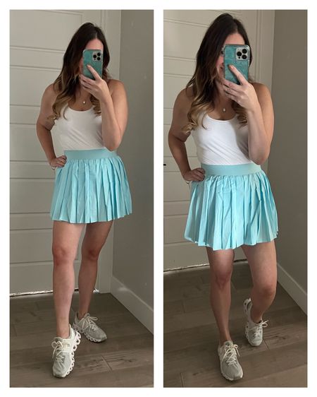 If you’ve been TikTok you’ve seen these skirts all over, and the “name brands” can be expensive. No thanks. These are just as cute and probably the same. 

Also,Hubby loved my skirt! I loved that it has shorts under it. Also goes up to a XXL 2X for my plus size babes! 

It was easy to get from Amazon, cool, comfy, casual. So, I asked for a code and I got a **40%OFFCODE**for you! 

Now it’s only $15.59 (reg $25.99). 

If you’ve been TikTok you’ve seen these skirts all over, and the “name brands” can be $59+ each. No thanks. These are just as cute and probably from the same manufacturer. 

Pleated Sports Skirt Limited time Code: QGVAULLT	

I’m in the medium and it has a ton of stretch and room fits more like a large! So you can size up or down accordingly. 

Comes in cute colors too, black, light blue, purple and teal.

HeyRandi.com @whatisthedealrandi 
#whatisthedealrandi #amazingstealz #heyrandi #midsize #midsizestyle #athleisure #pickleball #skort #pleatedskirt #SportSkirt #comfystyle 
#amazonfashion #amazonfinds 

Pickleball outfit idea | sport skirt outfit  

#LTKsalealert #LTKmidsize #LTKover40