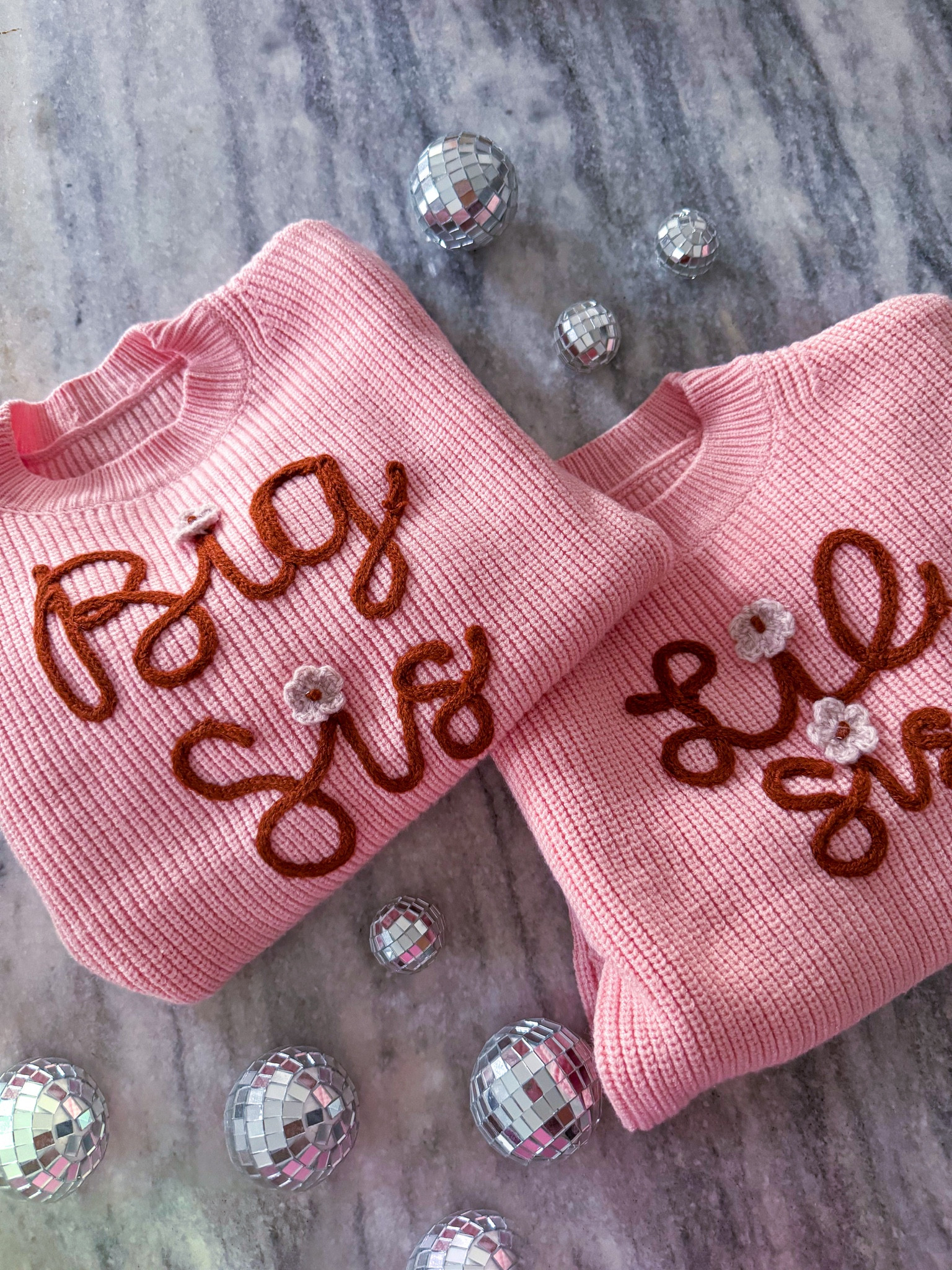 MATCHING SISTERS SWEATERS: what I got for our gender reveal! Love these from Amazon!

#LTKKids #LTKFamily #LTKBaby