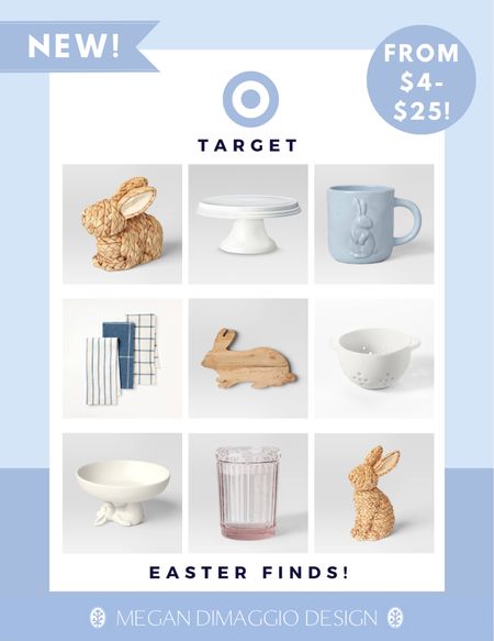 Brand new Easter arrivals just dropped from Target and they’re sooo cute and AFFORDABLE, starting as low as $4!! 🤯

So happy this wicker bunnies and bunny charcuterie board are back this year!! Don’t wait!! Easter is early this year & the best pieces always go fast! 🐰

#LTKSeasonal #LTKfindsunder50 #LTKhome