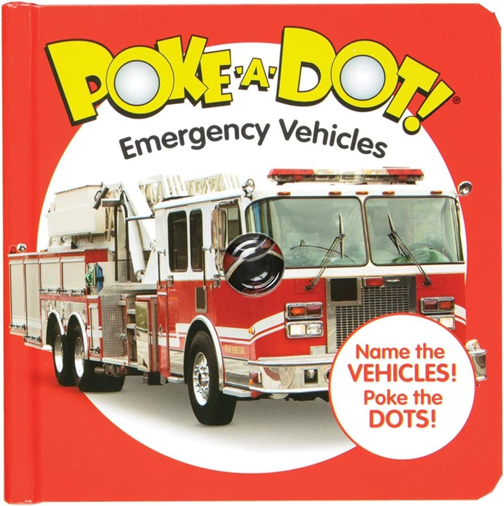 Melissa & Doug 41355 Poke-a-Dot Emergency Vehicles | Activity Books | 3+ | Gift for Boy or Girl | Amazon (US)