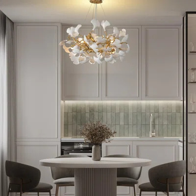 10- Light 32'' Ginkgo Chandelier | Wayfair North America