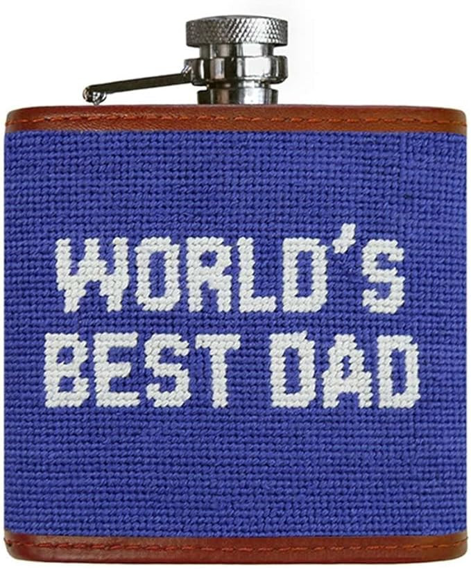 World's Best Dad Needlepoint Flask by Smathers & Branson | Amazon (US)
