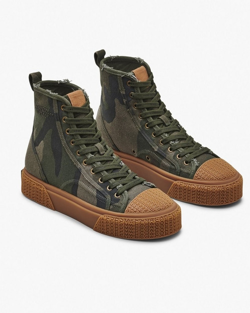 The Camo  Jacquard High Top Sneaker | Marc Jacobs