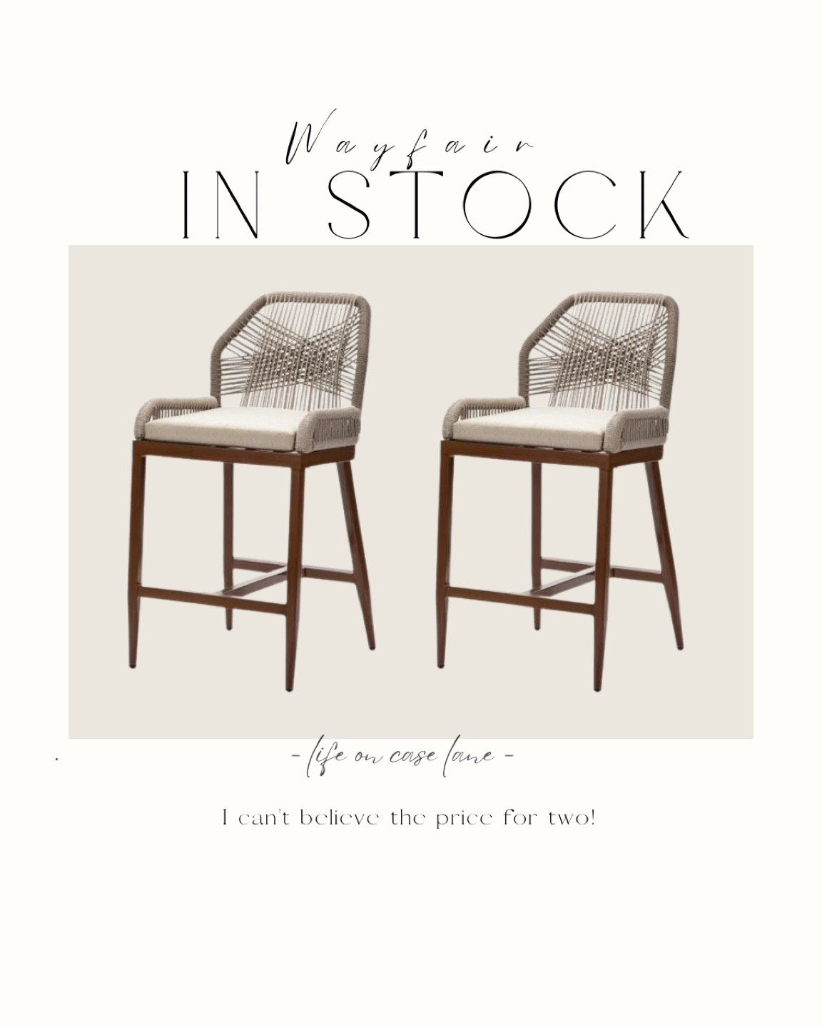 One of my favorite style counter stool - the price on these though… 👏🏼👏🏼👏🏼

#LTKxWayDay #wayday

#LTKhome #LTKsalealert