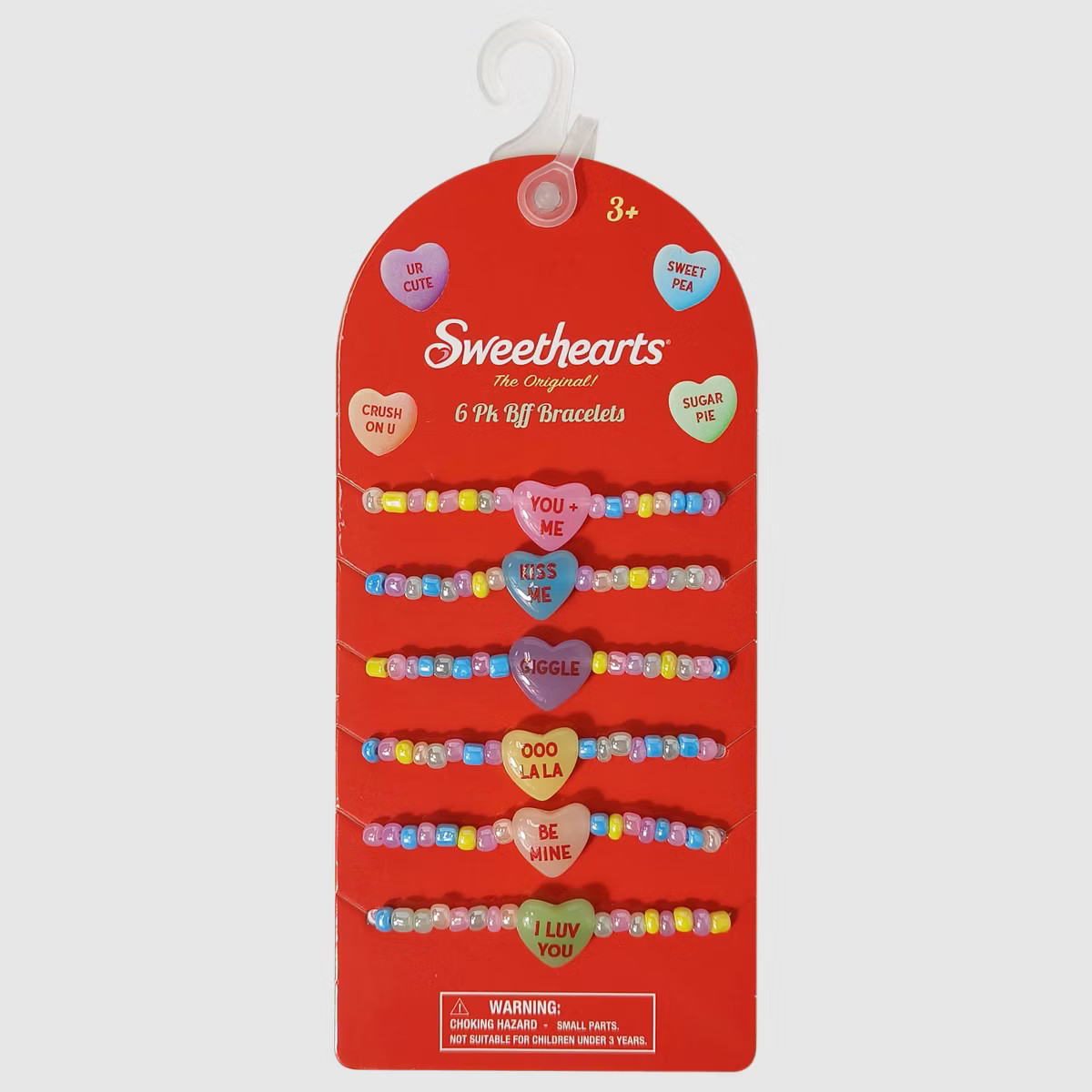 Girls' Sweethearts Valentine's Day 6pk Charm Friendship Bracelets Set | Target