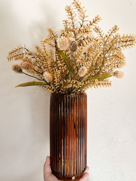 I combined these two floral stems from Michaels - 1 of each shown here  

Fall florals, fall vase, Michaels fall, fall branches, fall bouquet, fall stems 

#LTKSeasonal #LTKhome