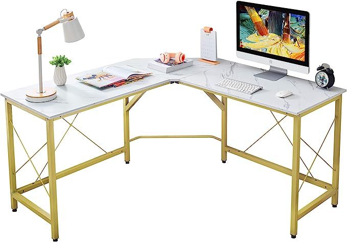 Mr IRONSTONE L-Shaped Desk 59" Computer Corner Desk, Home Gaming Desk, Office Writing Workstation... | Amazon (US)