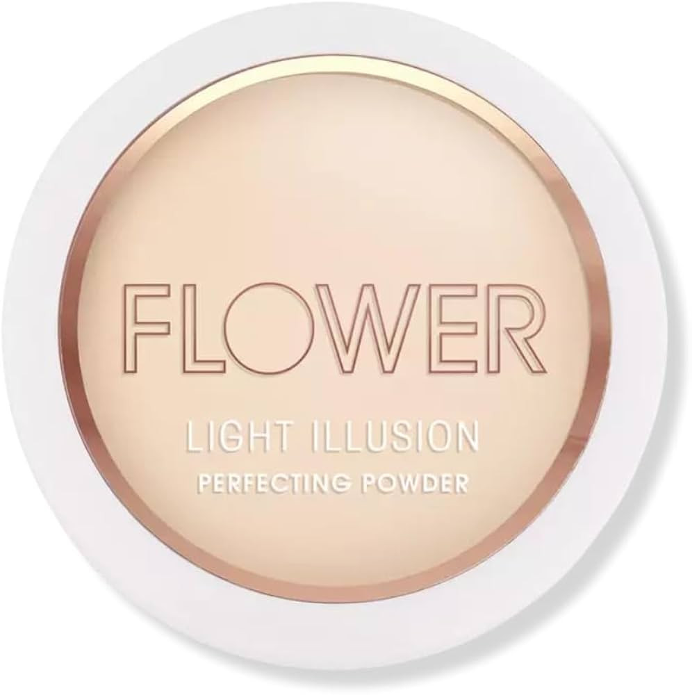 Flower Beauty Light Illusion Perfecting Powder - Pressed Powder Face Makeup, Buildable Medium Cov... | Amazon (US)