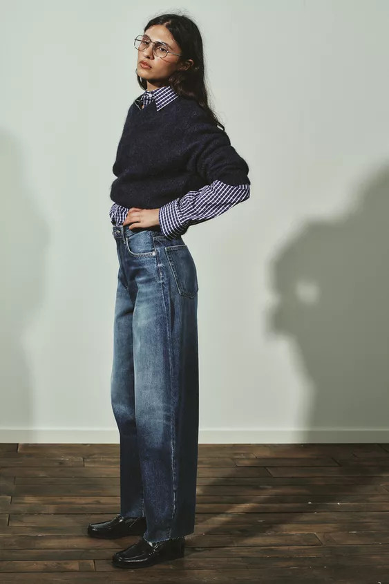 HIGH WAIST TRF BARREL JEANS | Zara US