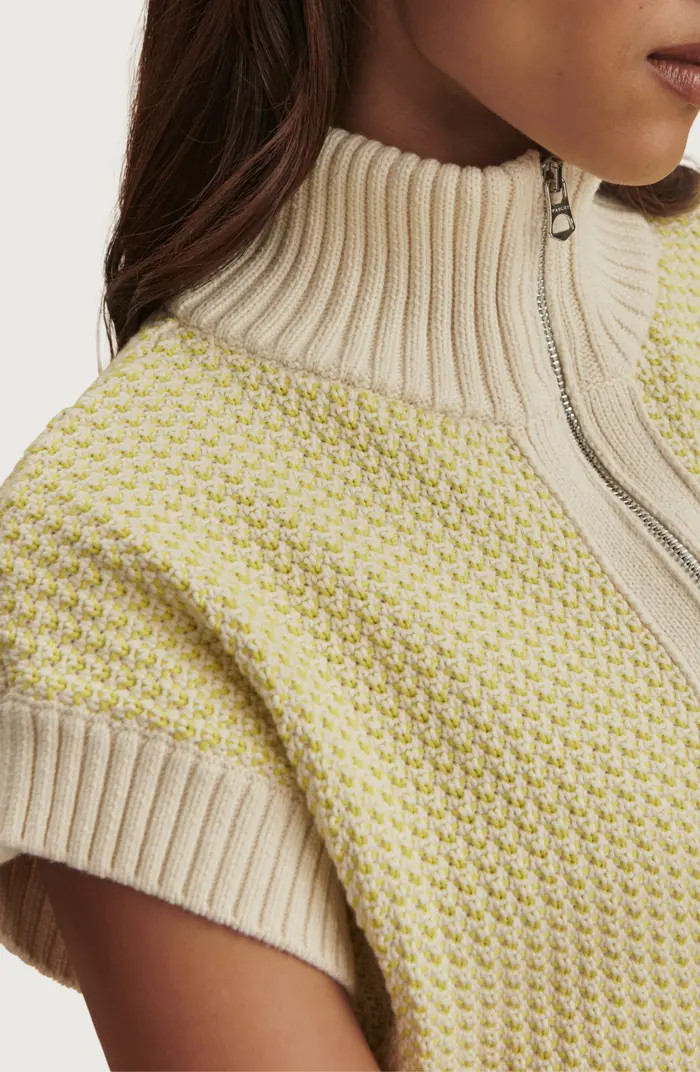 Fowley Quarter Zip Short Sleeve Sweater | Nordstrom