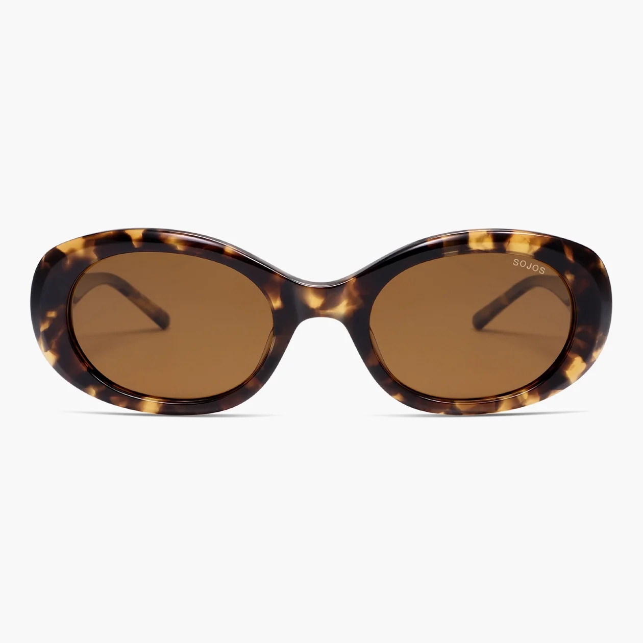 Retro Trendy Acetate Oval Polarized Sunglasses for Women Camille SJ3126 | SOJOS VISION | SOJOS VISION