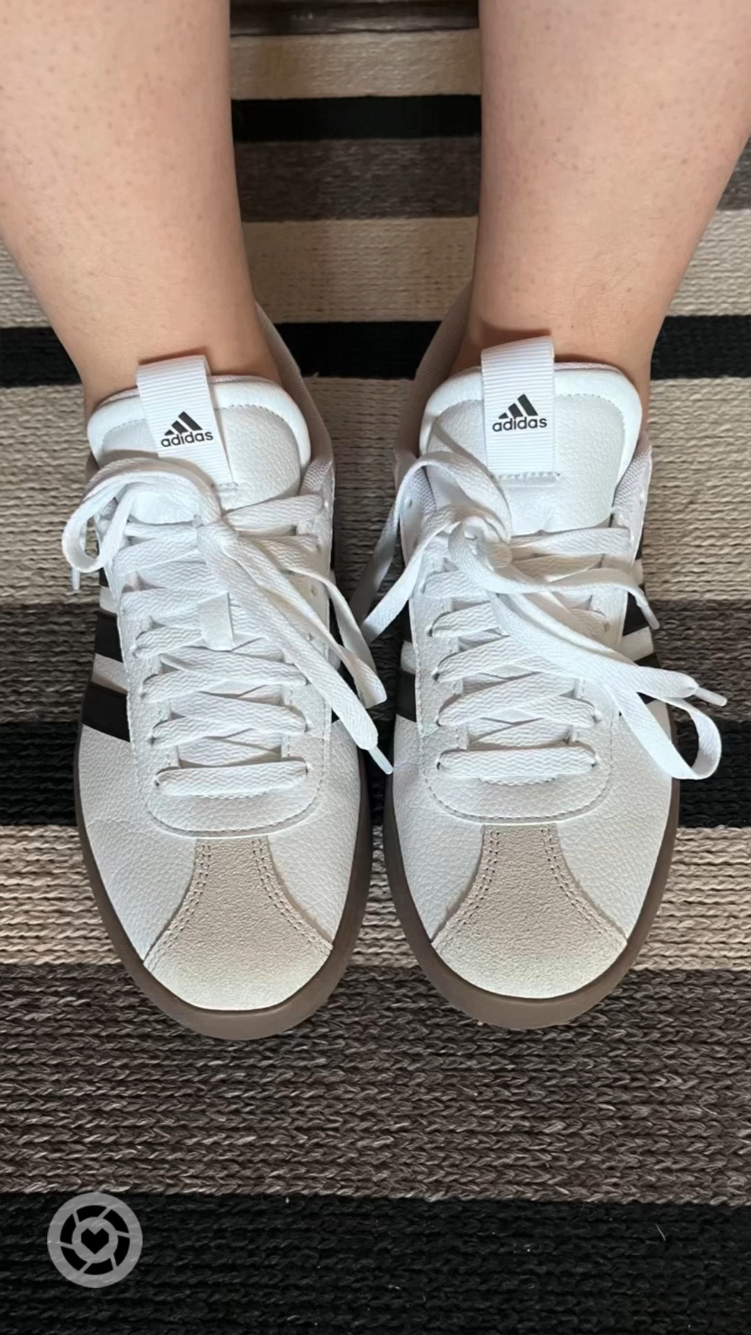 These are so perfect for casual Fridays at work. adidas VL Court 3.0 Sneaker. Size 8, still roomy enough to wear with socks. They are so cute and exactly the style I was looking for!

#LTKfindsunder100 #LTKshoecrush #LTKSeasonal